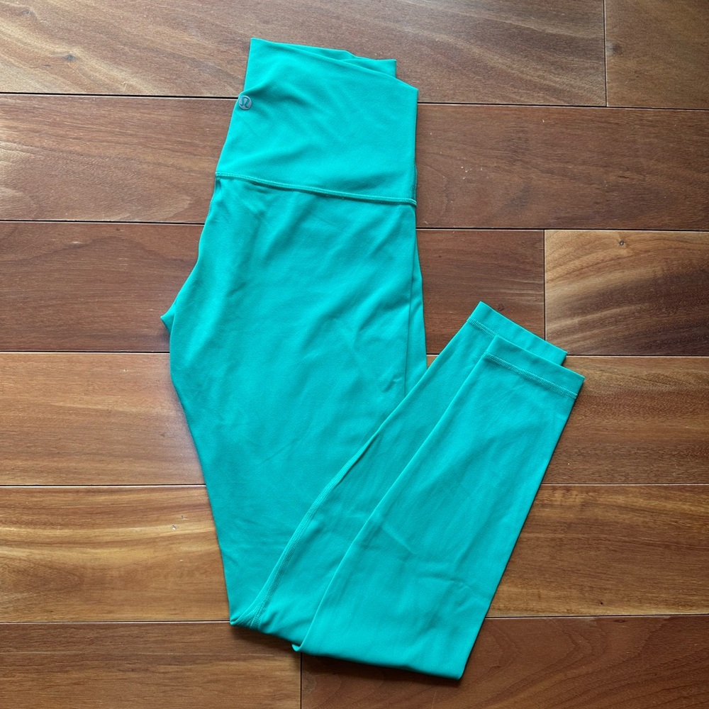 Lululemon Teal Align Pant 8 28” inseam